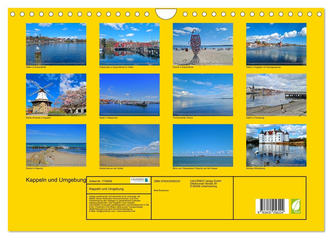 Bild: 9783435056224 | Kappeln und Umgebung (Wandkalender 2025 DIN A4 quer), CALVENDO...