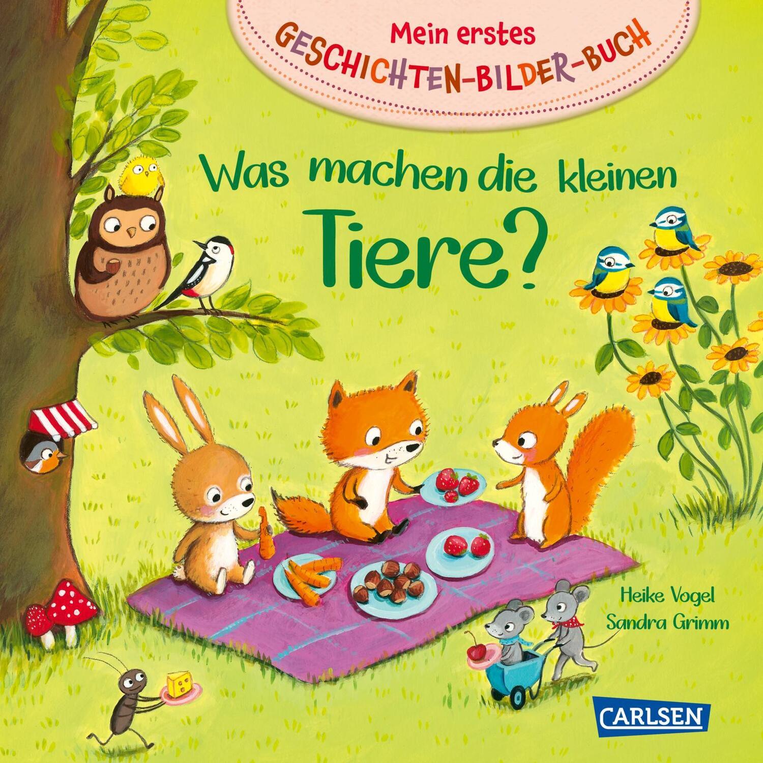 Cover: 9783551171887 | Mein erstes Geschichten-Bilder-Buch: Was machen die kleinen Tiere?