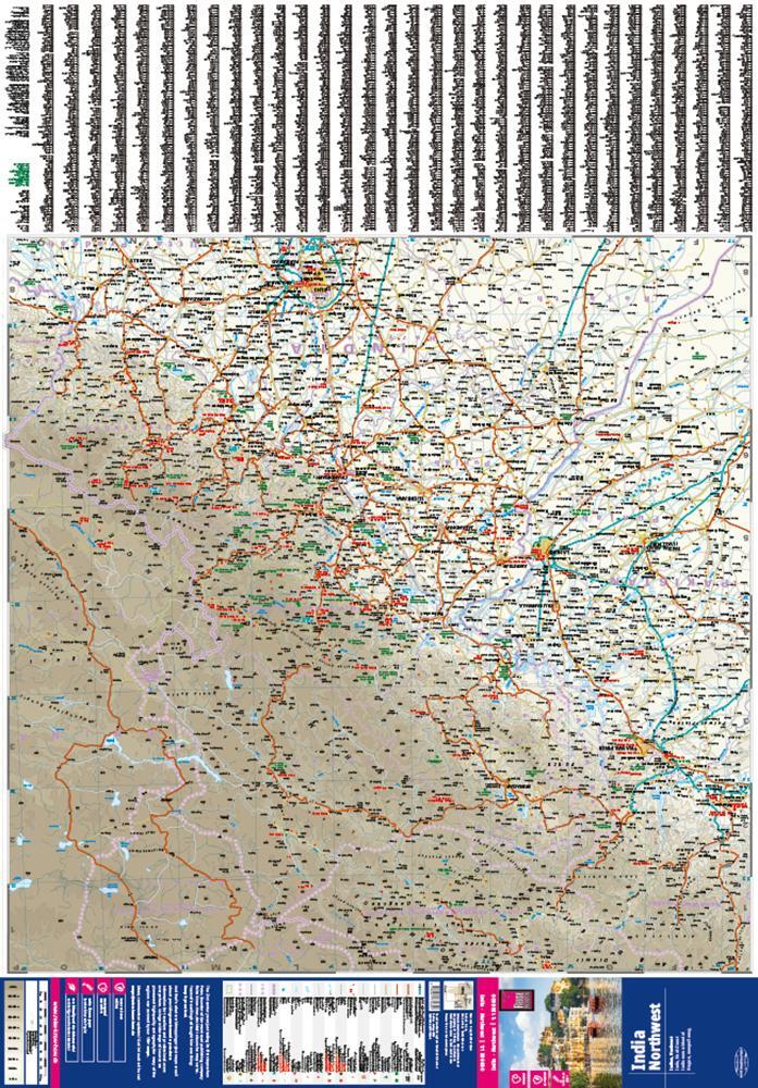 Bild: 9783831774609 | Reise Know-How Landkarte Indien, Nordwest / India, Northwest...