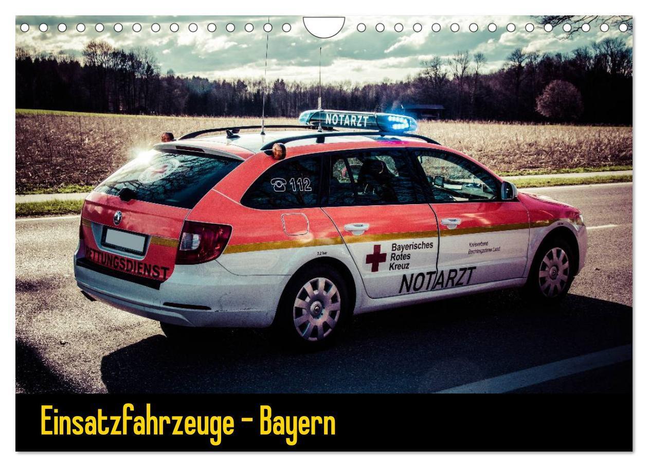 Cover: 9783675964204 | Einsatzfahrzeuge - Bayern (Wandkalender 2024 DIN A4 quer), CALVENDO...