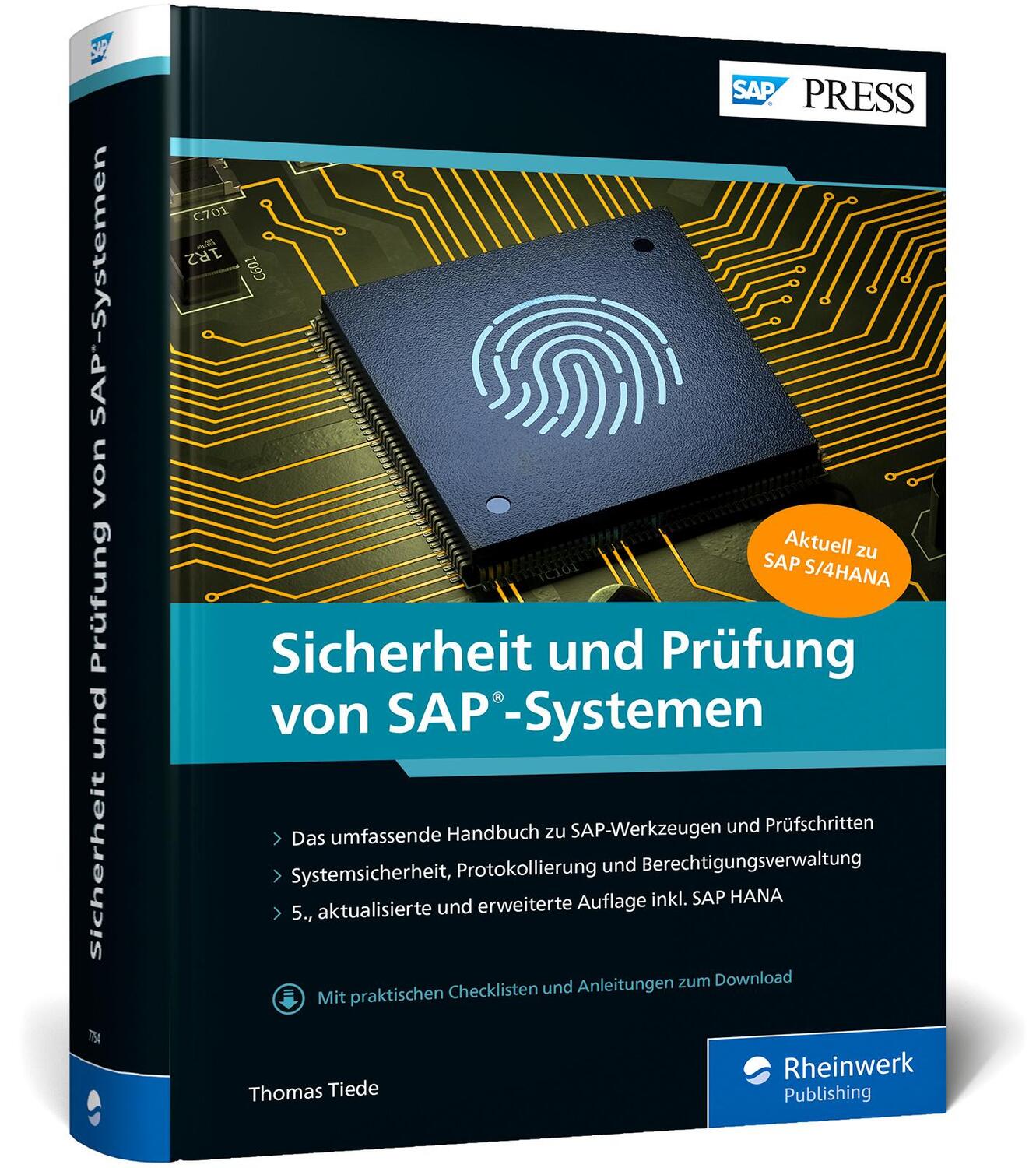 Cover: 9783836277549 | Sicherheit und Prüfung von SAP-Systemen | Thomas Tiede | Buch | 2021