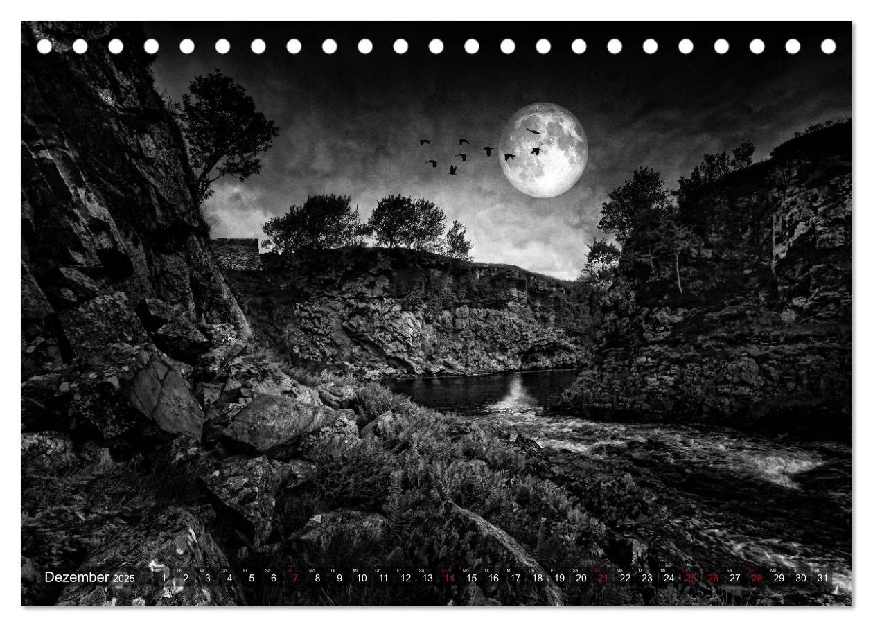 Bild: 9783435753895 | Gothic Fantasy (Tischkalender 2025 DIN A5 quer), CALVENDO...