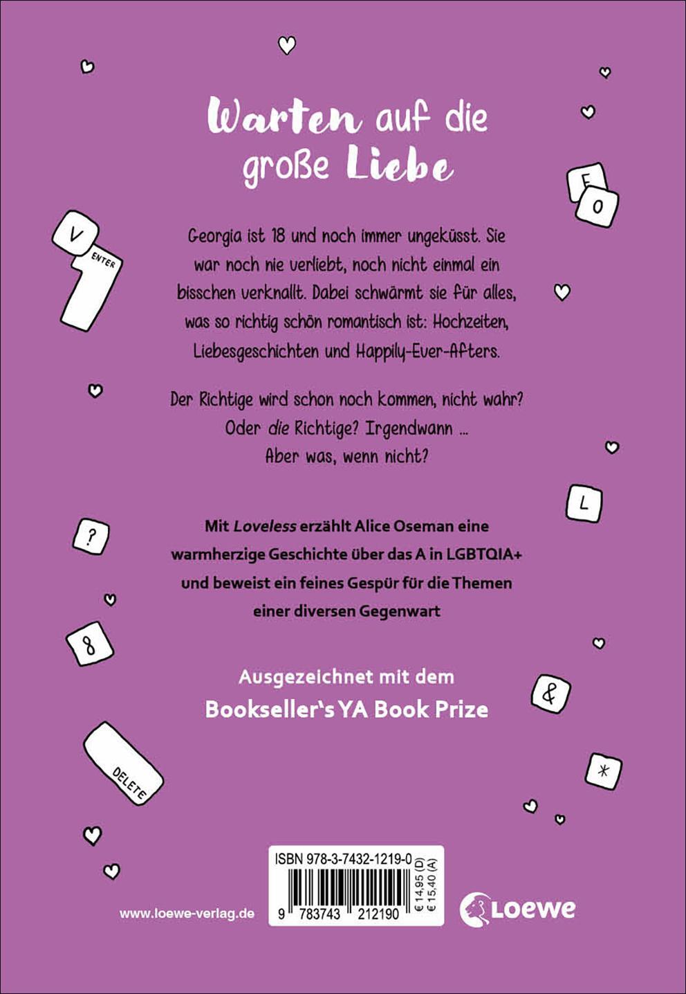 Rückseite: 9783743212190 | Loveless | Alice Oseman | Taschenbuch | ENGLBR | Deutsch | 2022