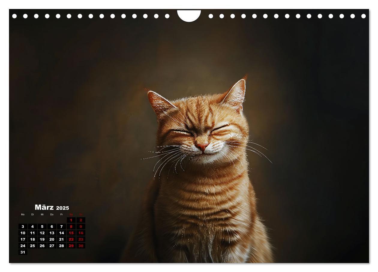 Bild: 9783457201985 | Auch Katzen lachen gern (Wandkalender 2025 DIN A4 quer), CALVENDO...