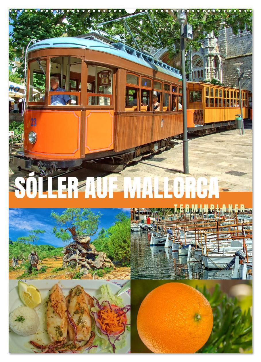 Cover: 9783383813405 | Sóller auf Mallorca ¿ Terminplaner (Wandkalender 2025 DIN A2 hoch),...