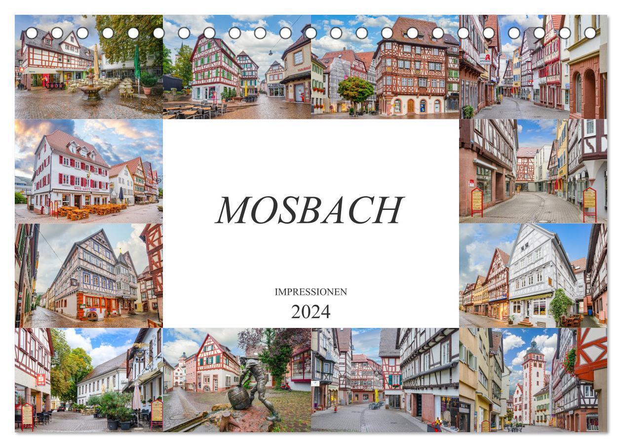 Cover: 9783675839953 | Mosbach Impressionen (Tischkalender 2024 DIN A5 quer), CALVENDO...