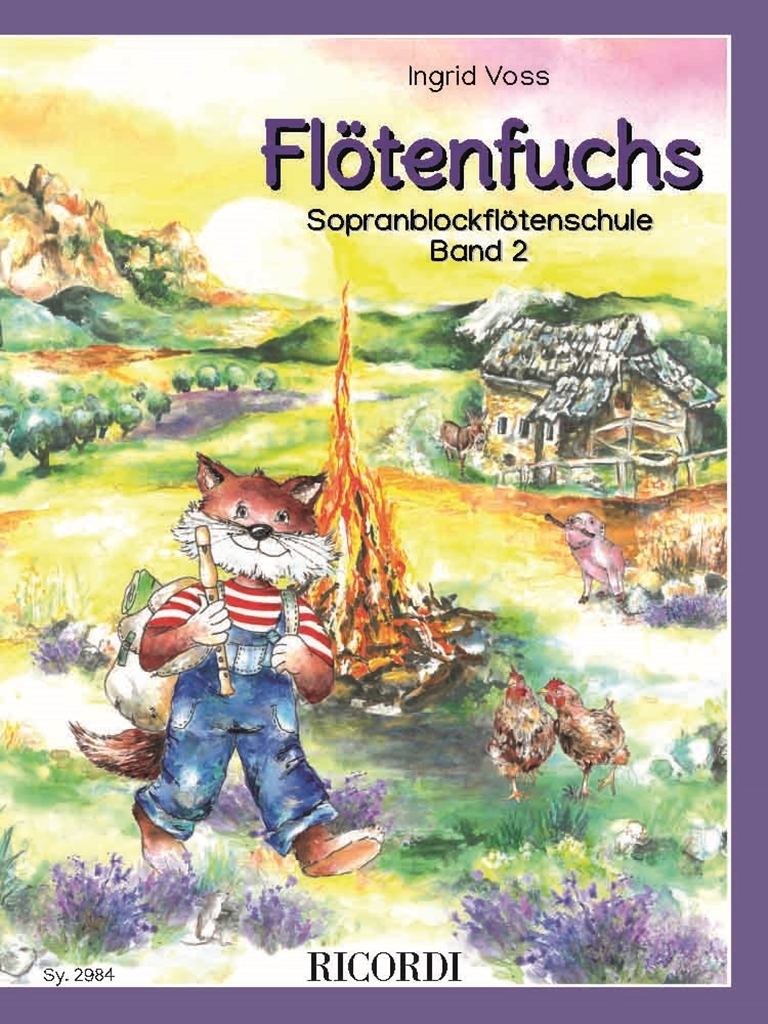 Cover: 9790204229840 | Flötenfuchs Band 2 für Sopranblockflöte | Ingrid Voss | Buch | 2022