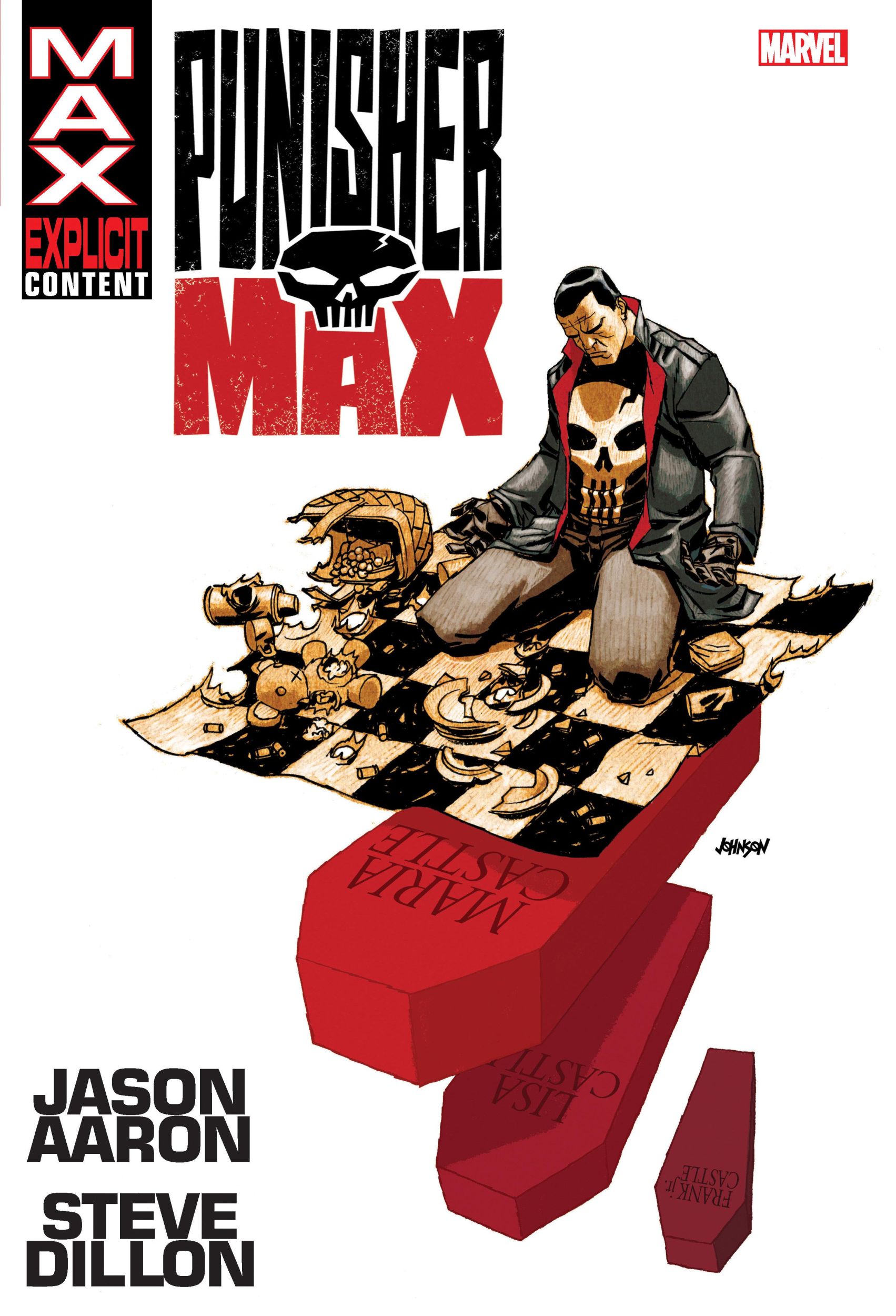 Cover: 9781302959104 | Punisher Max by Aaron &amp; Dillon Omnibus Dave Johnson Cover [New...