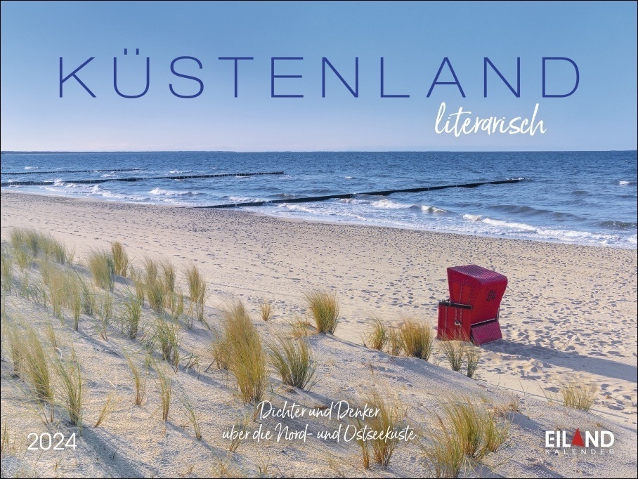 Cover: 9783964023162 | Küstenland literarisch Mini-Broschurkalender 2024. Wandplaner der...