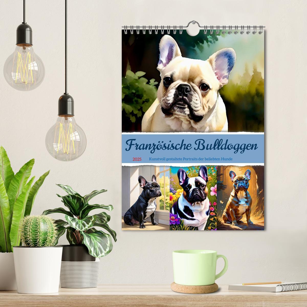 Bild: 9783383786143 | Französische Bulldoggen. Kunstvoll gestaltete Portraits...