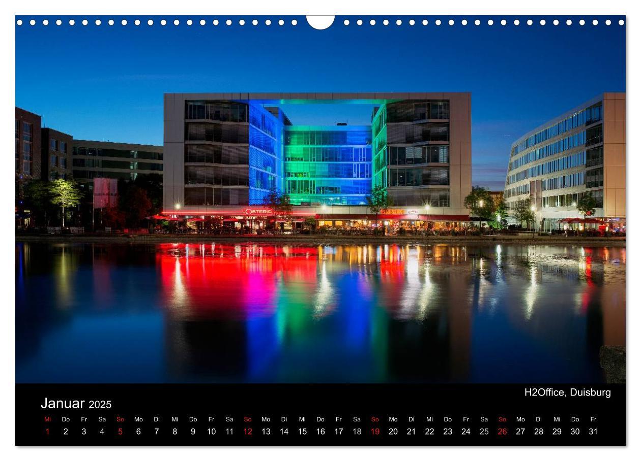 Bild: 9783435730001 | Ruhrlights II - Nachtlichter des Ruhrgebietes (Wandkalender 2025...