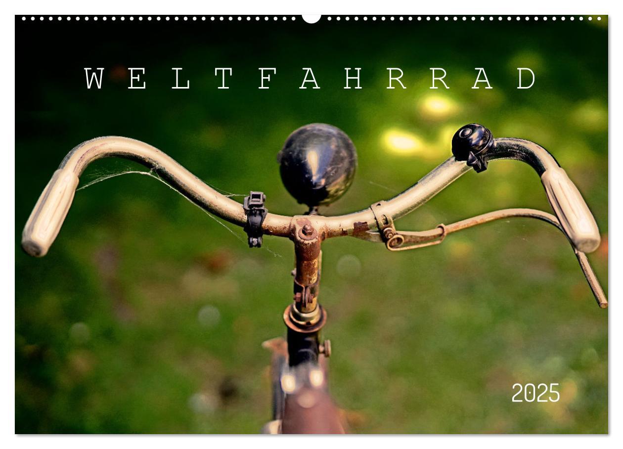 Cover: 9783383853982 | Weltfahrrad (Wandkalender 2025 DIN A2 quer), CALVENDO Monatskalender