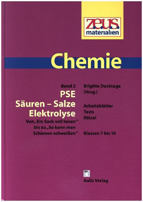 Cover: 9783761423554 | PSE - Säuren - Salze - Elektrolyse | Buch | 2017 | Aulis Verlag