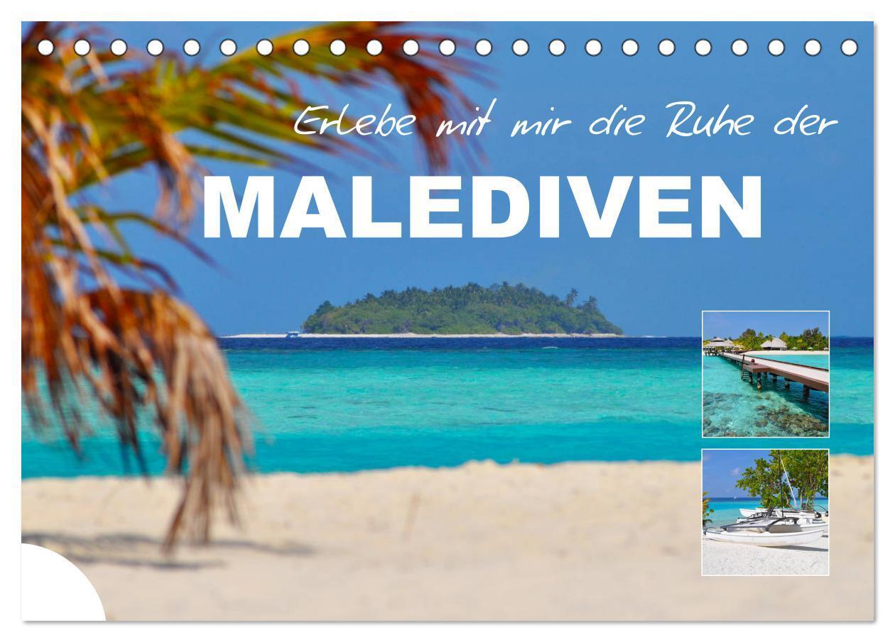 Cover: 9783675631953 | Erlebe mit mir die Ruhe der Malediven (Tischkalender 2024 DIN A5...