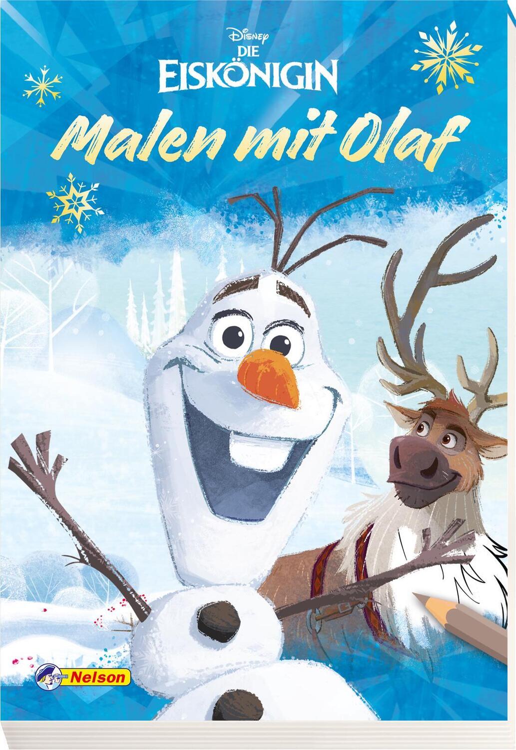 Cover: 9783845116129 | Disney Eiskönigin: Malen mit Olaf | Malblock für Olaf-Fans ab 3 Jahren