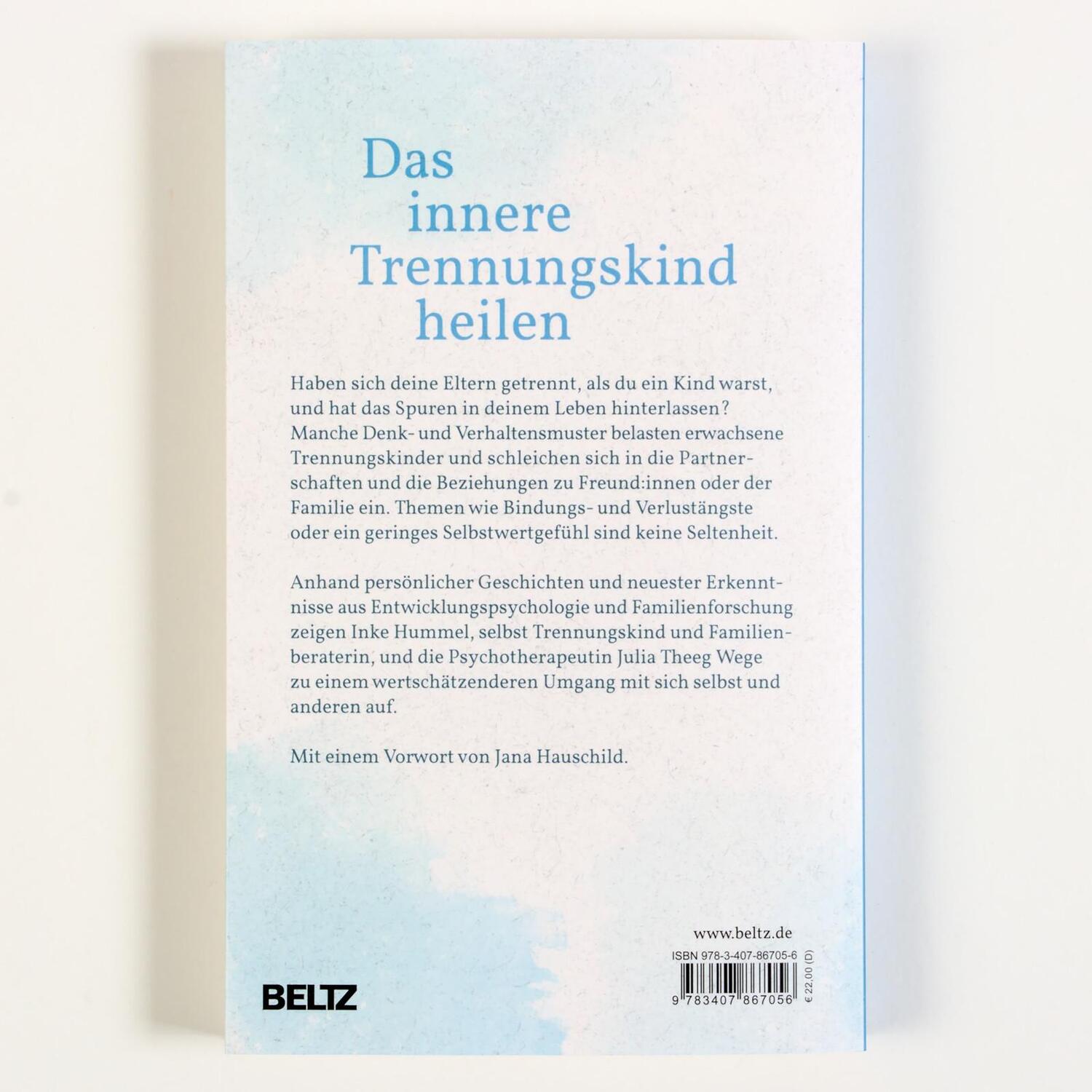 Rückseite: 9783407867056 | Wir erwachsenen Trennungskinder | Inke Hummel (u. a.) | Taschenbuch