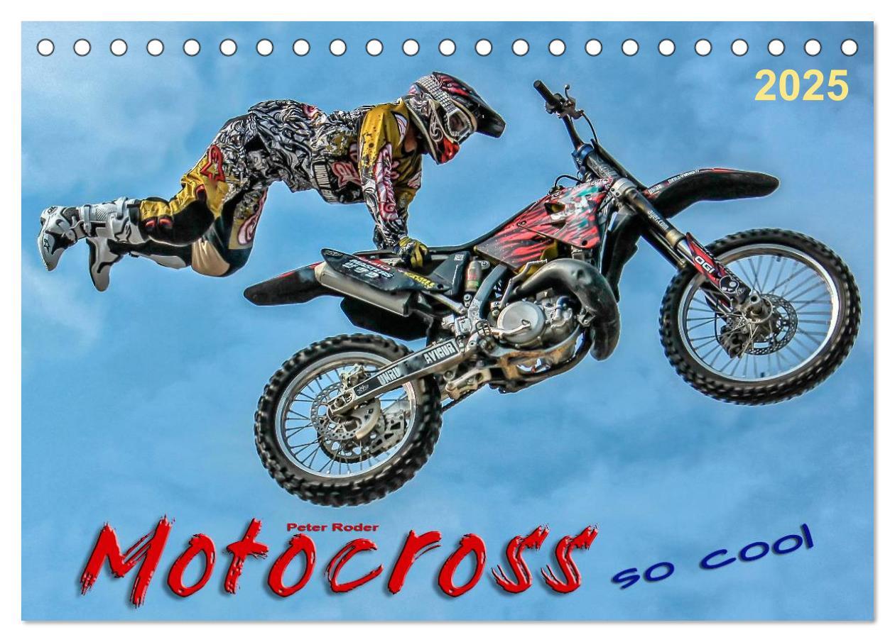 Cover: 9783435470969 | Motocross - so cool (Tischkalender 2025 DIN A5 quer), CALVENDO...