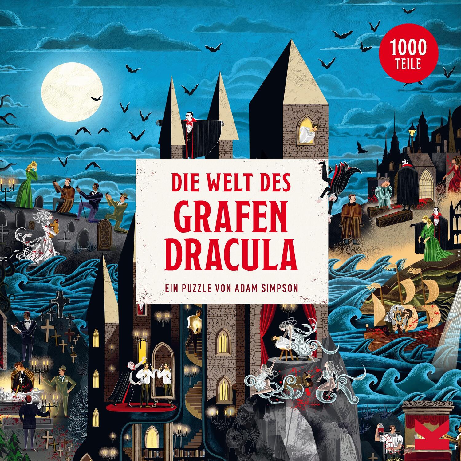 Cover: 9783962443085 | Die Welt des Grafen Dracula | Ein Puzzle | Roger Luckhurst | Stück