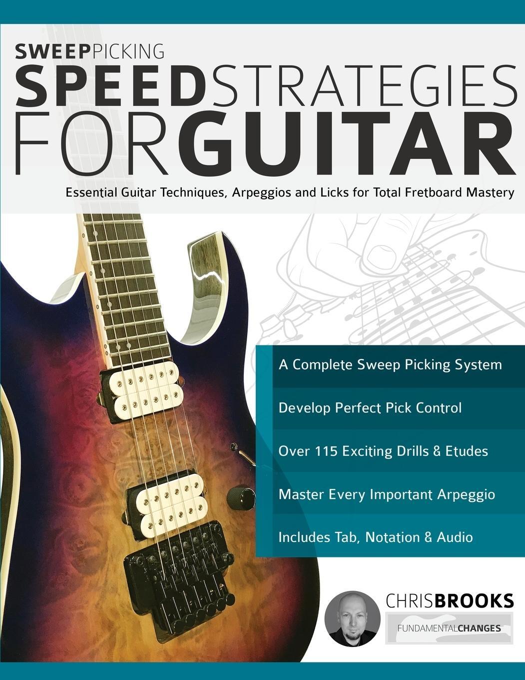 Cover: 9781789330168 | Sweep Picking Speed Strategies for Guitar | Chris Brooks (u. a.)