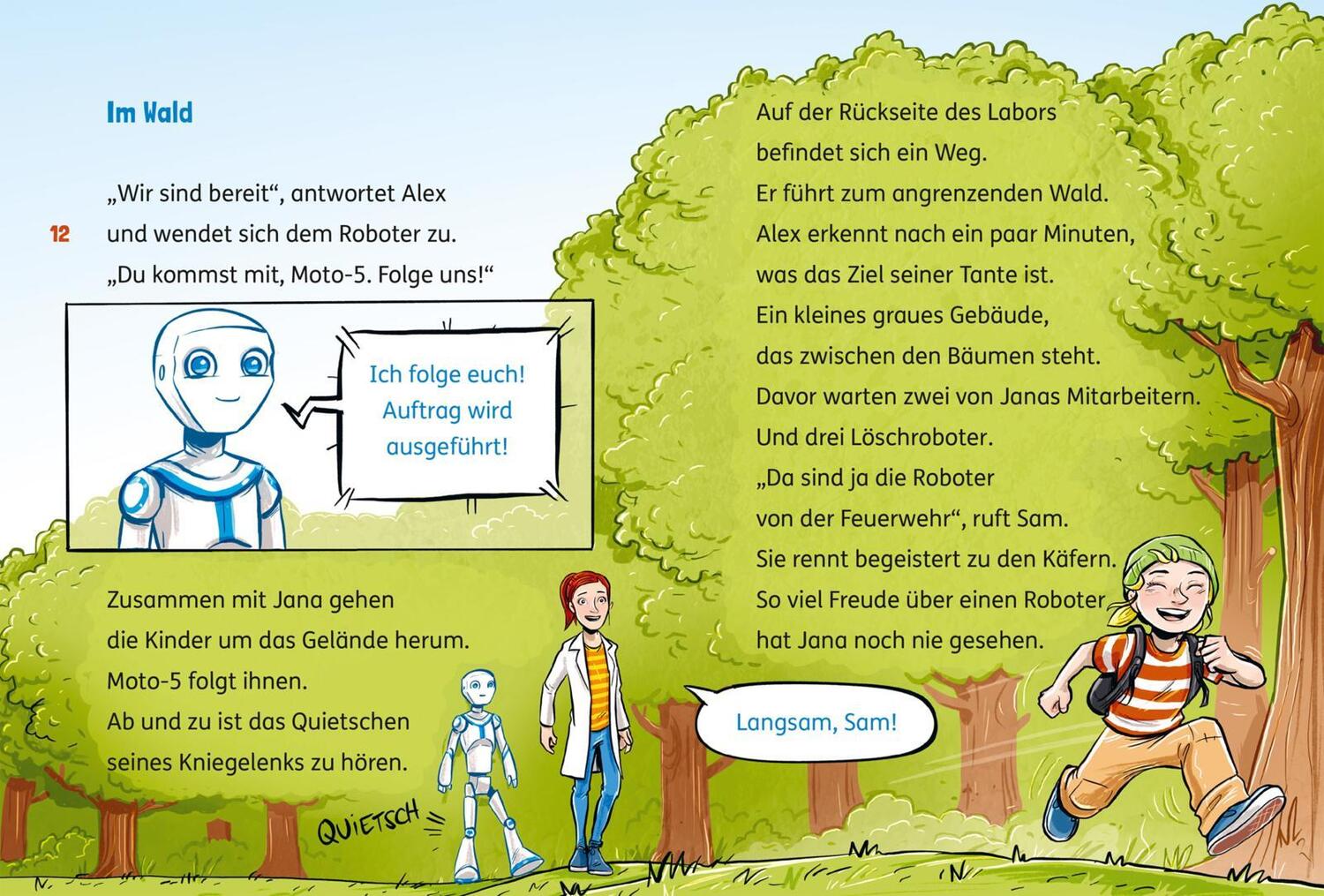 Bild: 9783551690210 | Die Robot-Kids: Die Löschroboter | Bernd Flessner (u. a.) | Buch