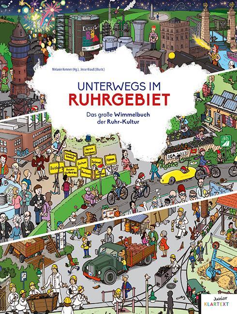 Cover: 9783837522778 | Unterwegs im Ruhrgebiet | Das große Wimmelbuch der Ruhr-Kultur | Buch