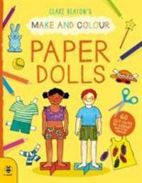 Cover: 9781912909285 | Make &amp; Colour Paper Dolls | 60 Cut-Outs to Colour and Free Stencils