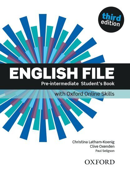 Cover: 9780194909709 | English File: Pre-Intermediate: Student's Book with Oxford Online...