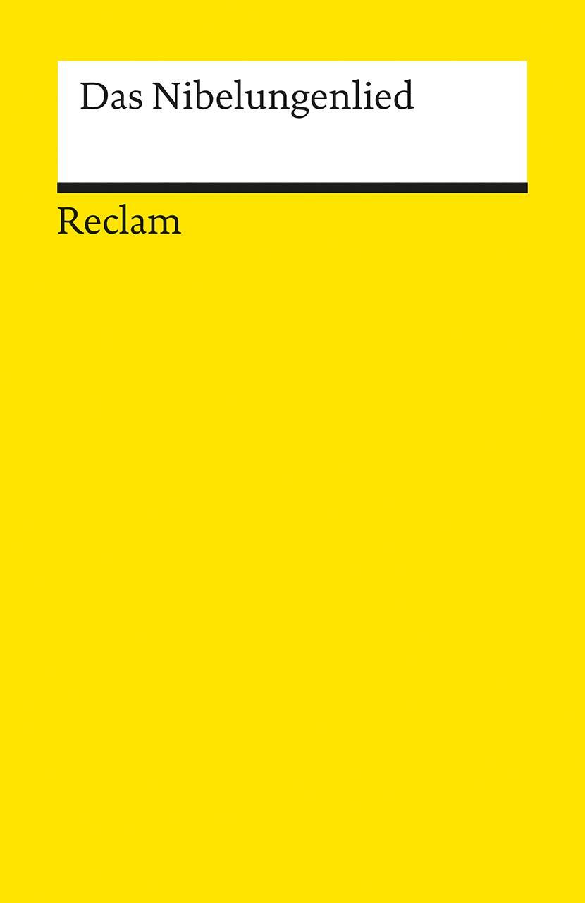 Cover: 9783150141908 | Das Nibelungenlied | Taschenbuch | Reclam Universal-Bibliothek | 2021
