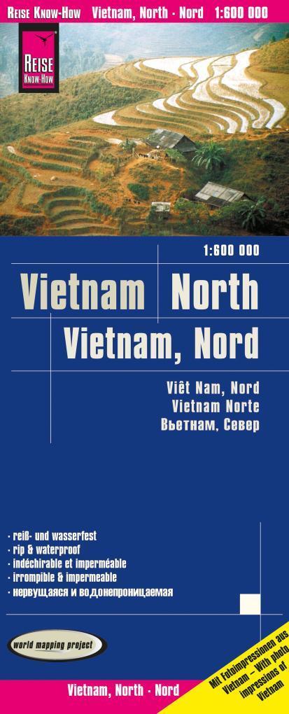 Cover: 9783831772988 | Reise Know-How Landkarte Vietnam Nord 1 : 600.000 | Rump | 2 S. | 2015