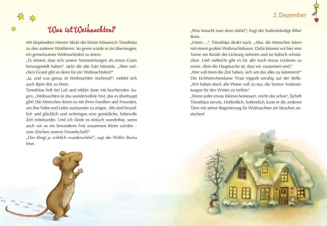 Bild: 9783780664211 | Das Weihnachtsfest der Tiere | Ein Adventskalenderbuch | Mauder | Buch