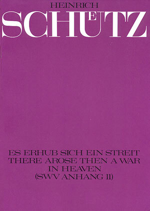 Cover: 9790007037253 | Es erhub sich ein Streit | Heinrich Schütz | Partitur | 1980
