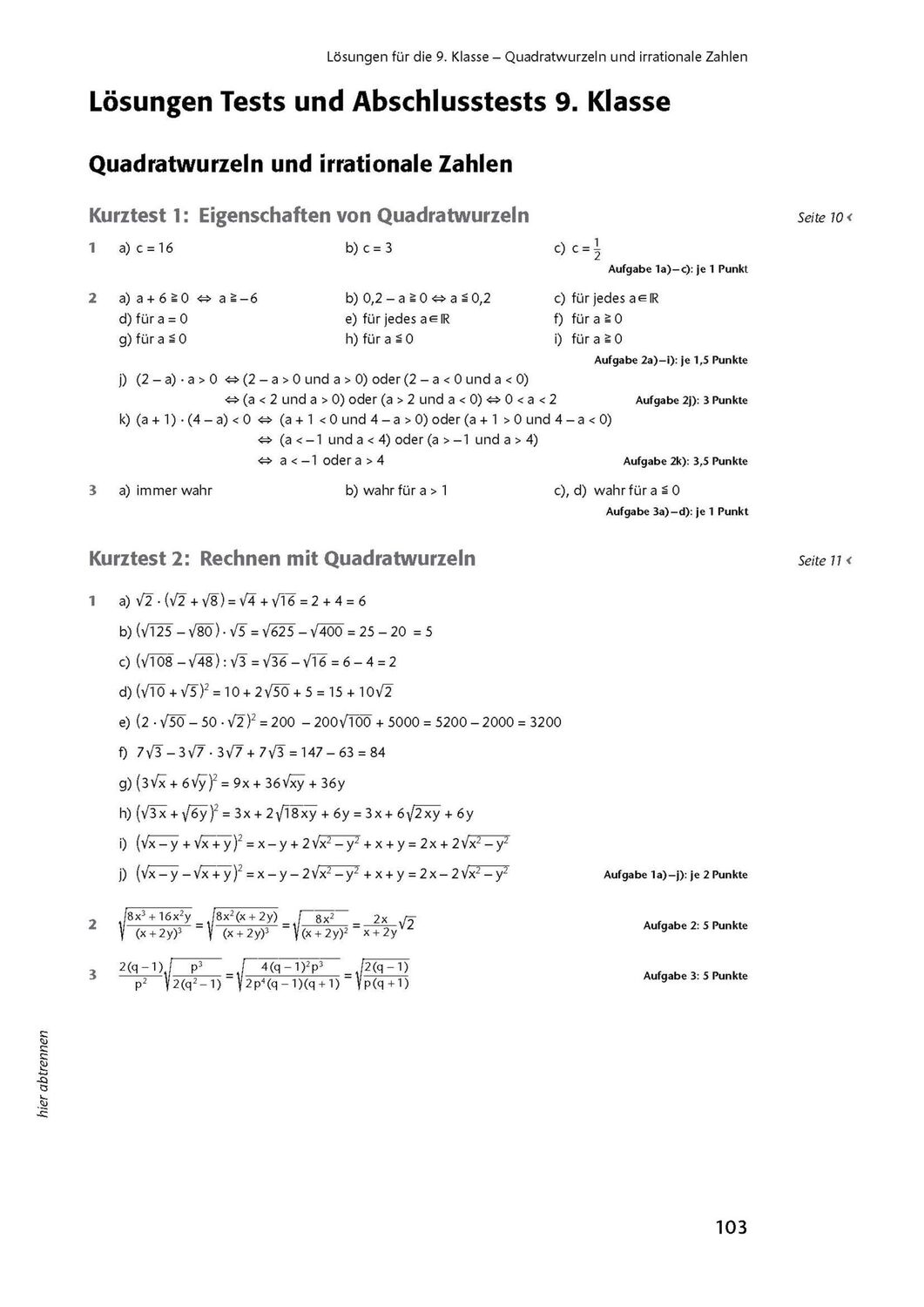 Bild: 9783804415980 | Fit in Test und Klassenarbeit - Mathematik 9./10. Klasse Gymnasium