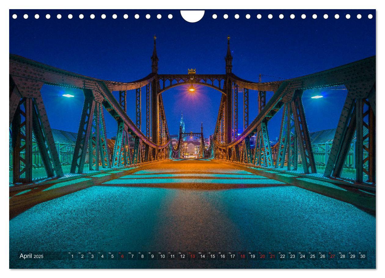 Bild: 9783435286881 | Ulm für Nachtspatzen (Wandkalender 2025 DIN A4 quer), CALVENDO...