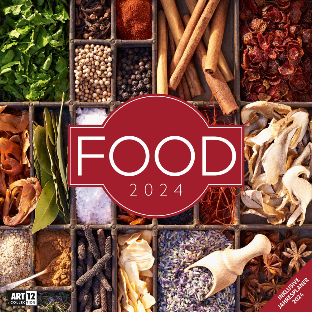 Cover: 9783838444291 | Food Kalender 2024 - 30x30 | Ackermann Kunstverlag | Kalender | 28 S.