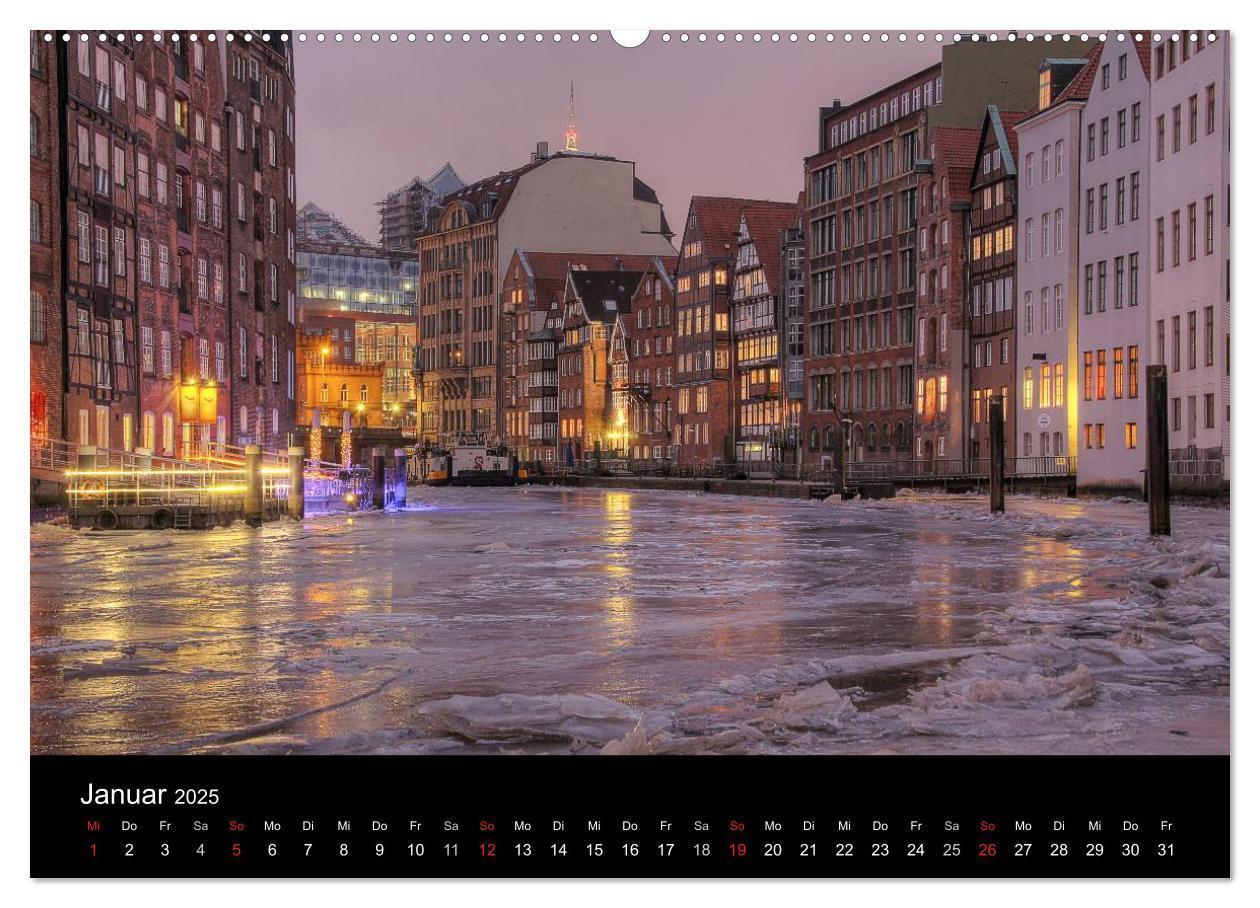 Bild: 9783435759255 | Hamburg (Wandkalender 2025 DIN A2 quer), CALVENDO Monatskalender