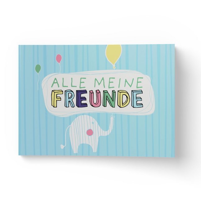 Cover: 9783961116300 | Alle meine Freunde Hochwertiges Freundebuch für Mädchen und Jungen...