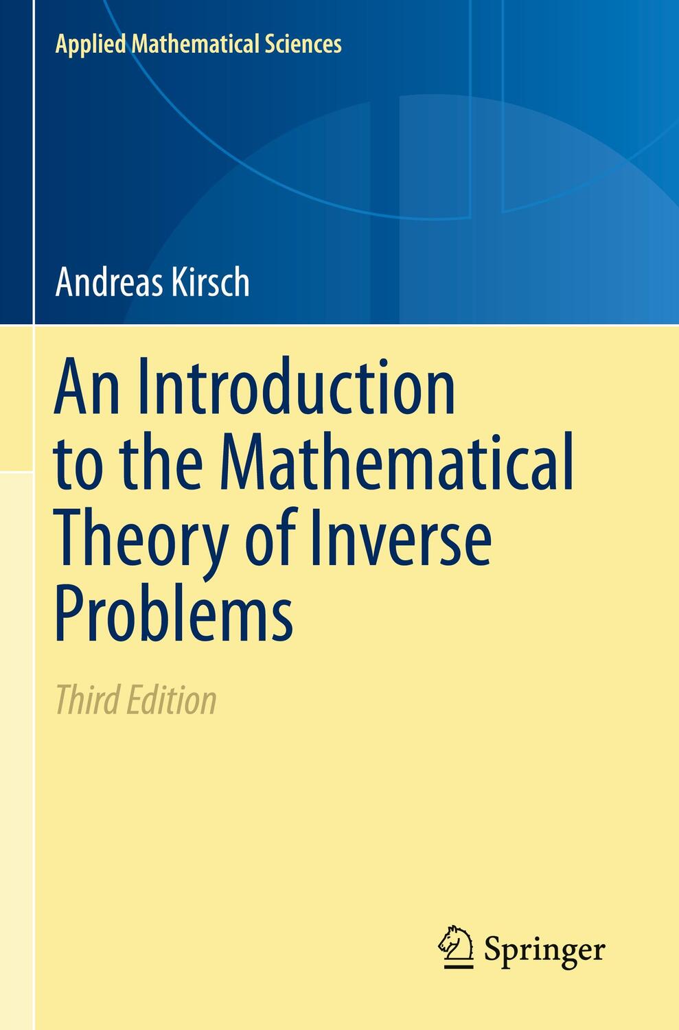 Cover: 9783030633455 | An Introduction to the Mathematical Theory of Inverse Problems | Buch