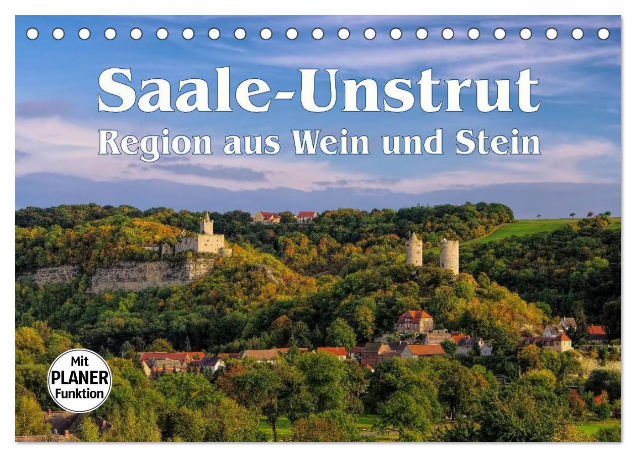 Cover: 9783435506422 | Saale-Unstrut - Region aus Wein und Stein (Tischkalender 2025 DIN...