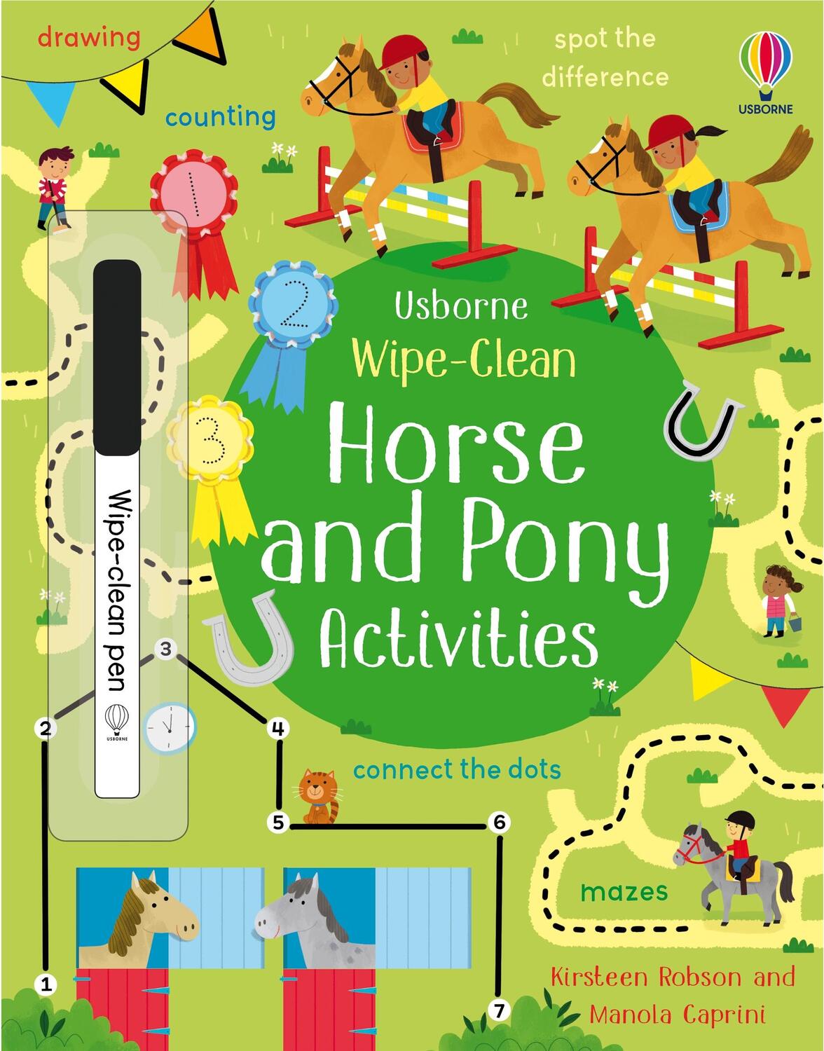 Cover: 9781474989015 | Wipe-Clean Horse and Pony Activities | Kirsteen Robson | Taschenbuch