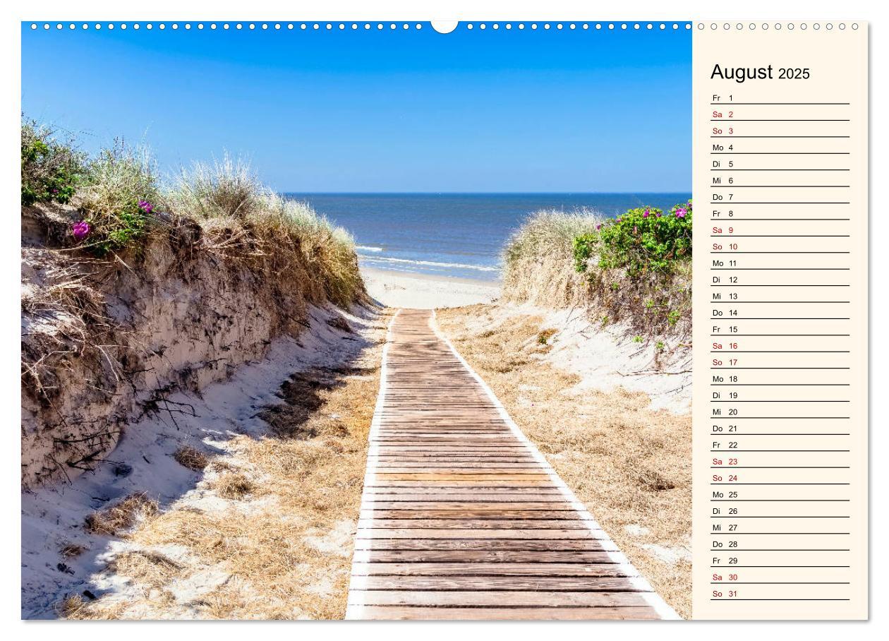 Bild: 9783435341405 | Langeoog Geburtstagskalender (Wandkalender 2025 DIN A2 quer),...