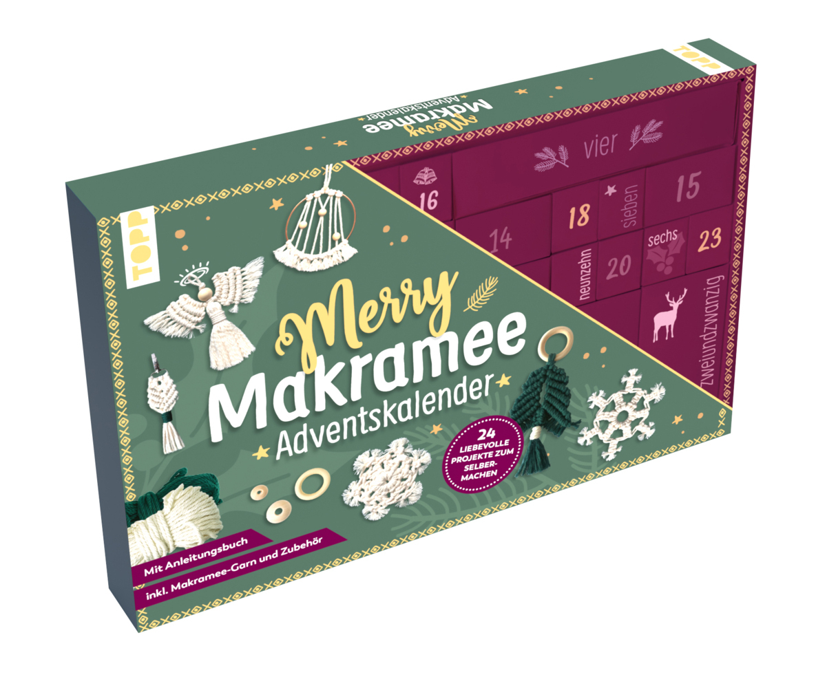 Cover: 4007742182953 | Adventskalender Merry Makramee | Josephine Kirsch | Kalender | Deutsch
