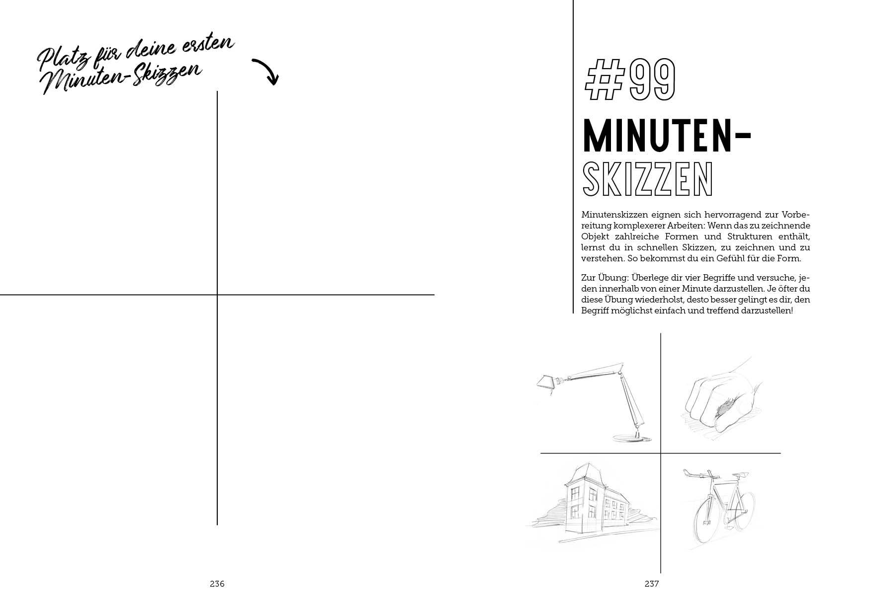 Bild: 9783745920208 | 100 geniale Zeichentricks - Mit praktischen Übungsseiten | Modzelewski