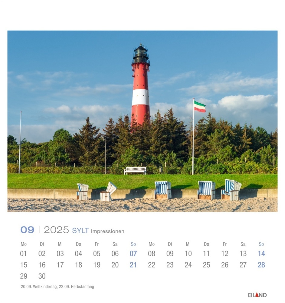 Bild: 9783964023353 | Sylt Impressionen Postkartenkalender 2025 | Kalender | Spiralbindung