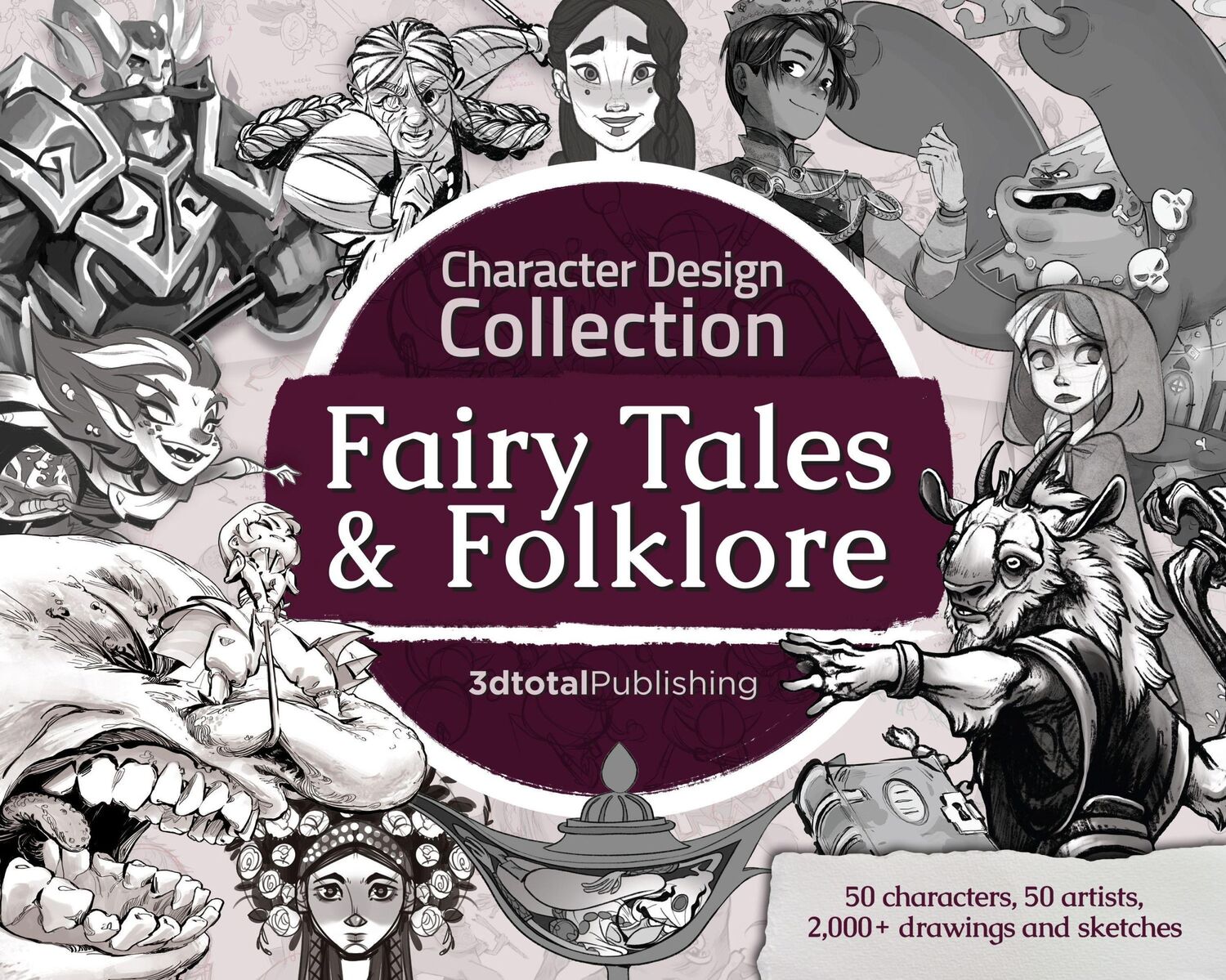 Cover: 9781912843459 | Character Design Collection: Fairy Tales &amp; Folklore | 3dtotal | Buch