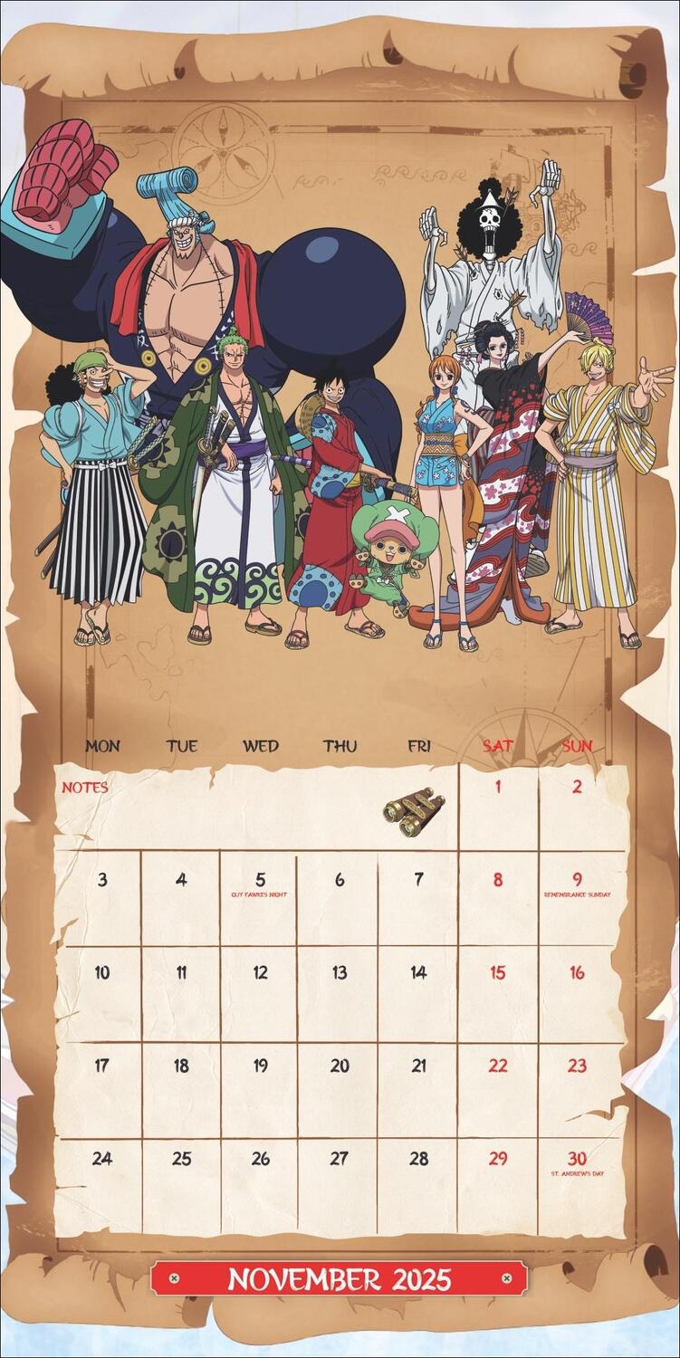 Bild: 9783840196805 | One Piece Broschurkalender 2025 | Kalender | Danilo | 28 S. | Englisch