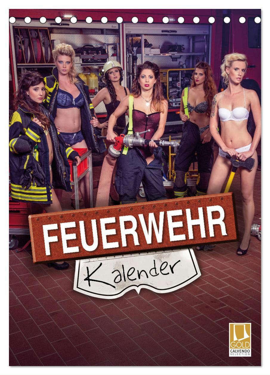 Cover: 9783457057513 | Feuerwehrkalender 2025 (Tischkalender 2025 DIN A5 hoch), CALVENDO...