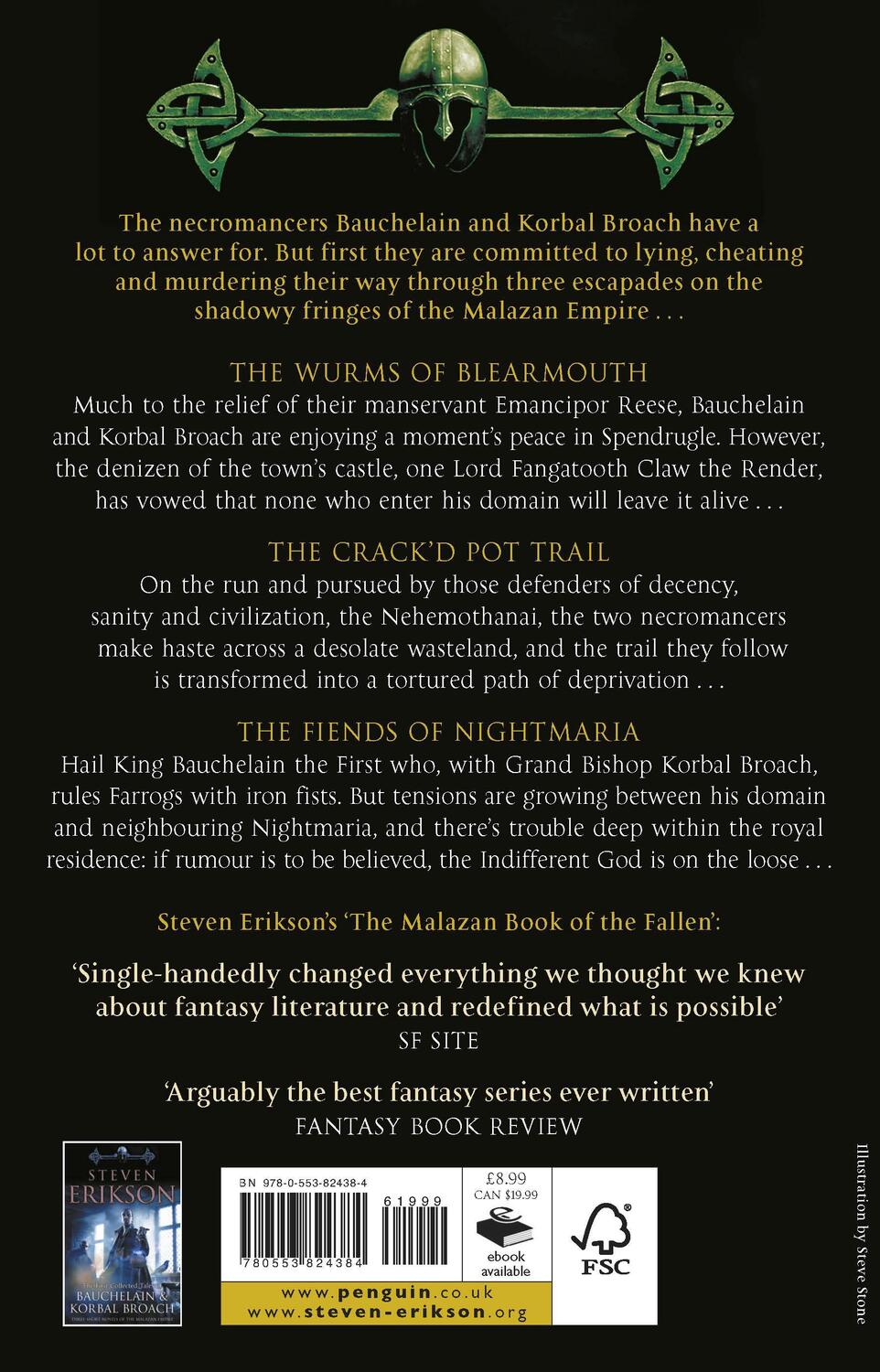 Rückseite: 9780553824384 | The Second Collected Tales of Bauchelain & Korbal Broach | Erikson