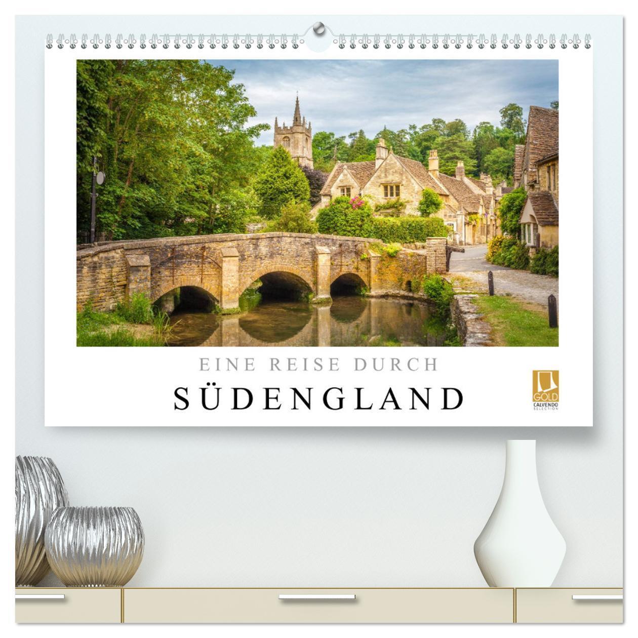 Cover: 9783383370069 | Eine Reise durch Südengland (hochwertiger Premium Wandkalender 2024...