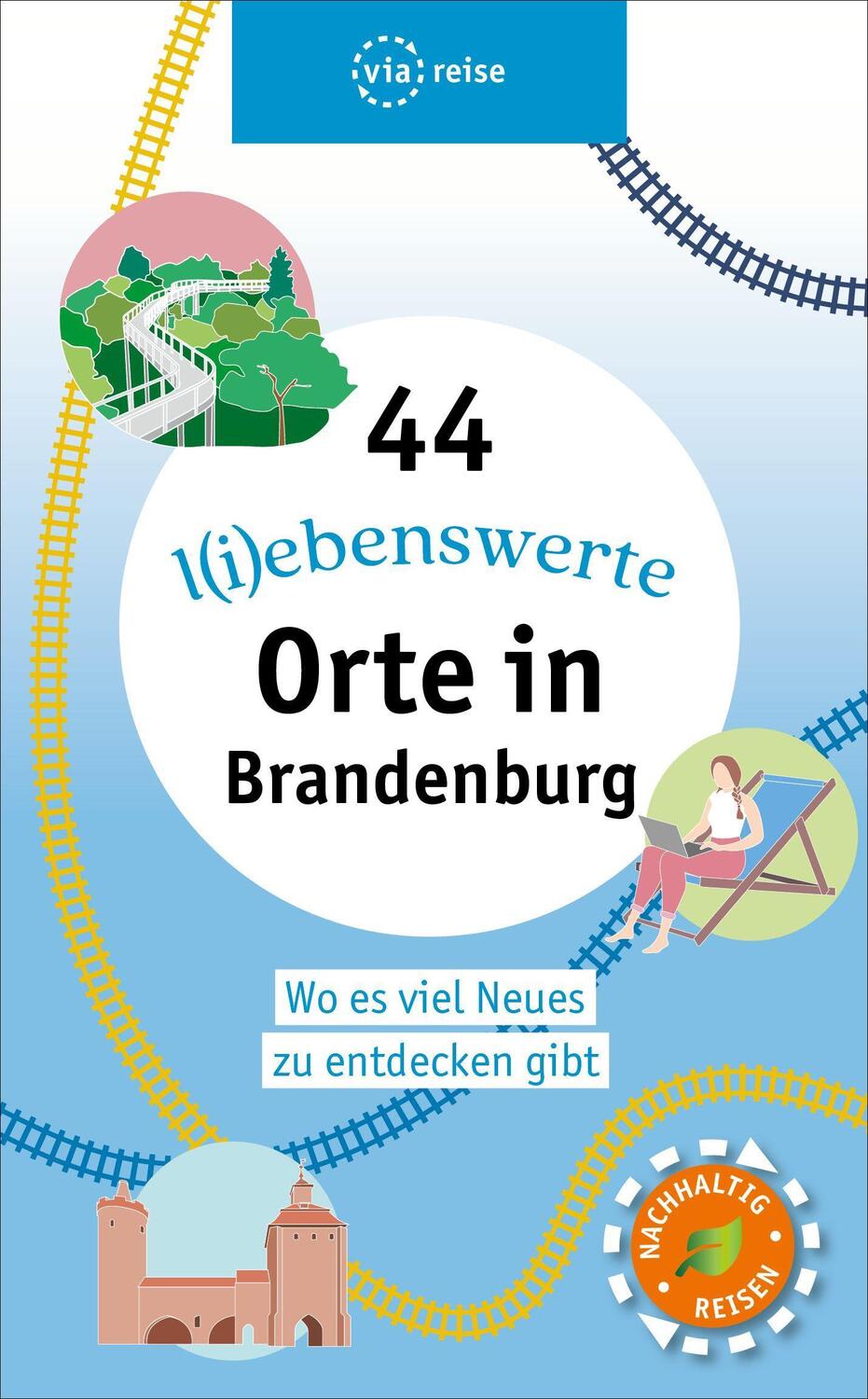 Cover: 9783949138157 | 44 l(i)ebenswerte Orte in Brandenburg | Ulrike Wiebrecht | Taschenbuch