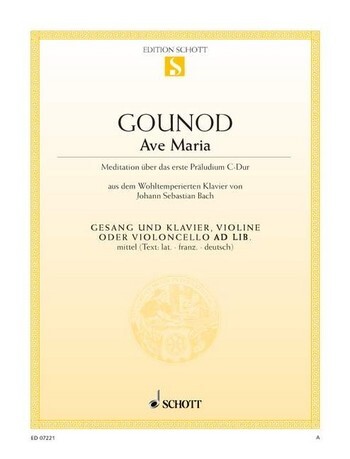 Cover: 9790001089814 | Ave Maria | Charles Gounod | Buch | 8 S. | Deutsch | 1986